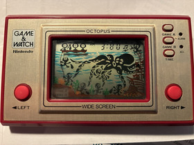 NINTENDO Octopus Game and Watch (OC-22) in Excellent Condition w/ box /foam/ ins