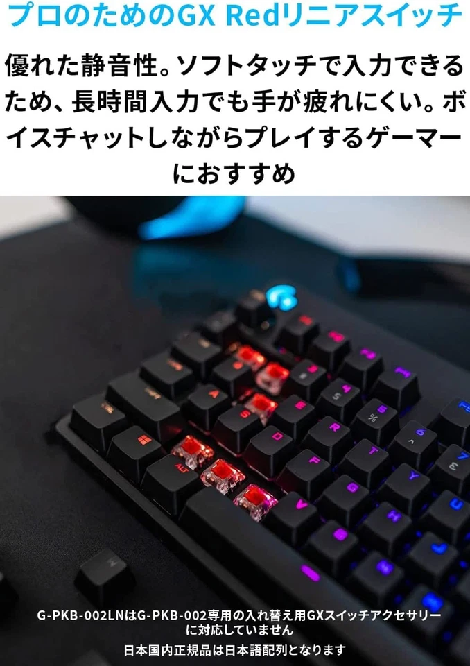 PRO Gaming Keyboard G-PKB-002LNd Tenkeyless Linear Red Axis - Image 2 of 4