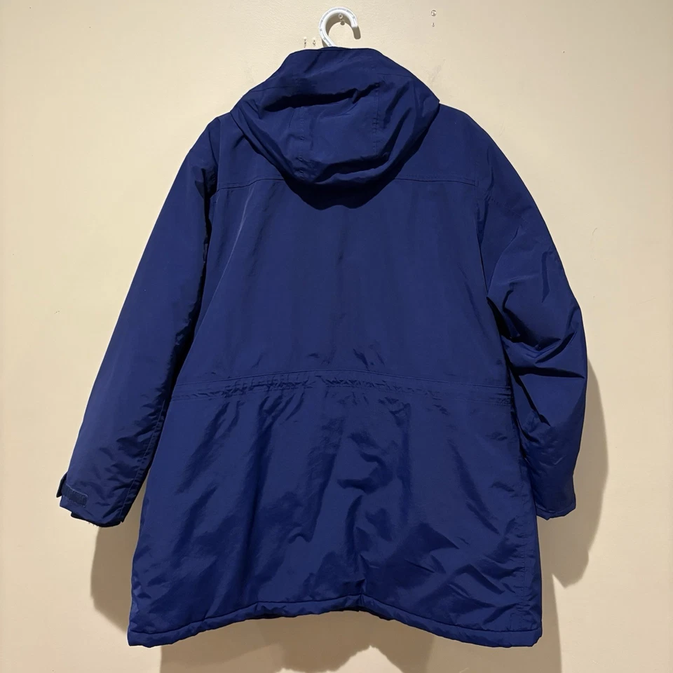 Chaqueta con Capucha Parka de Invierno Aislada Impermeable Lands End Squall para Mujer Talla 2X Foto 2 de 4