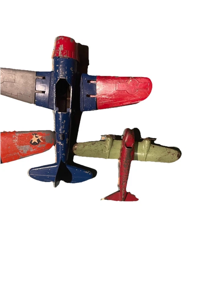 Lote de aviones Hubley vintage de 2 y 1 jets vintage sin marca 3 en total Foto 4 de 4