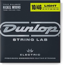 Dunlop Den1046 Electric Guitar String Set Light Gauge 10-46 Nickel Wound Dunlop Den1046 Electric Guitar String Set Light Gauge 10-46 Nickel Wound