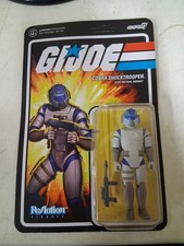 GI Joe Cobra Shocktrooper Blue Action Figure 3.75  Super7 ReAction Free Shipping