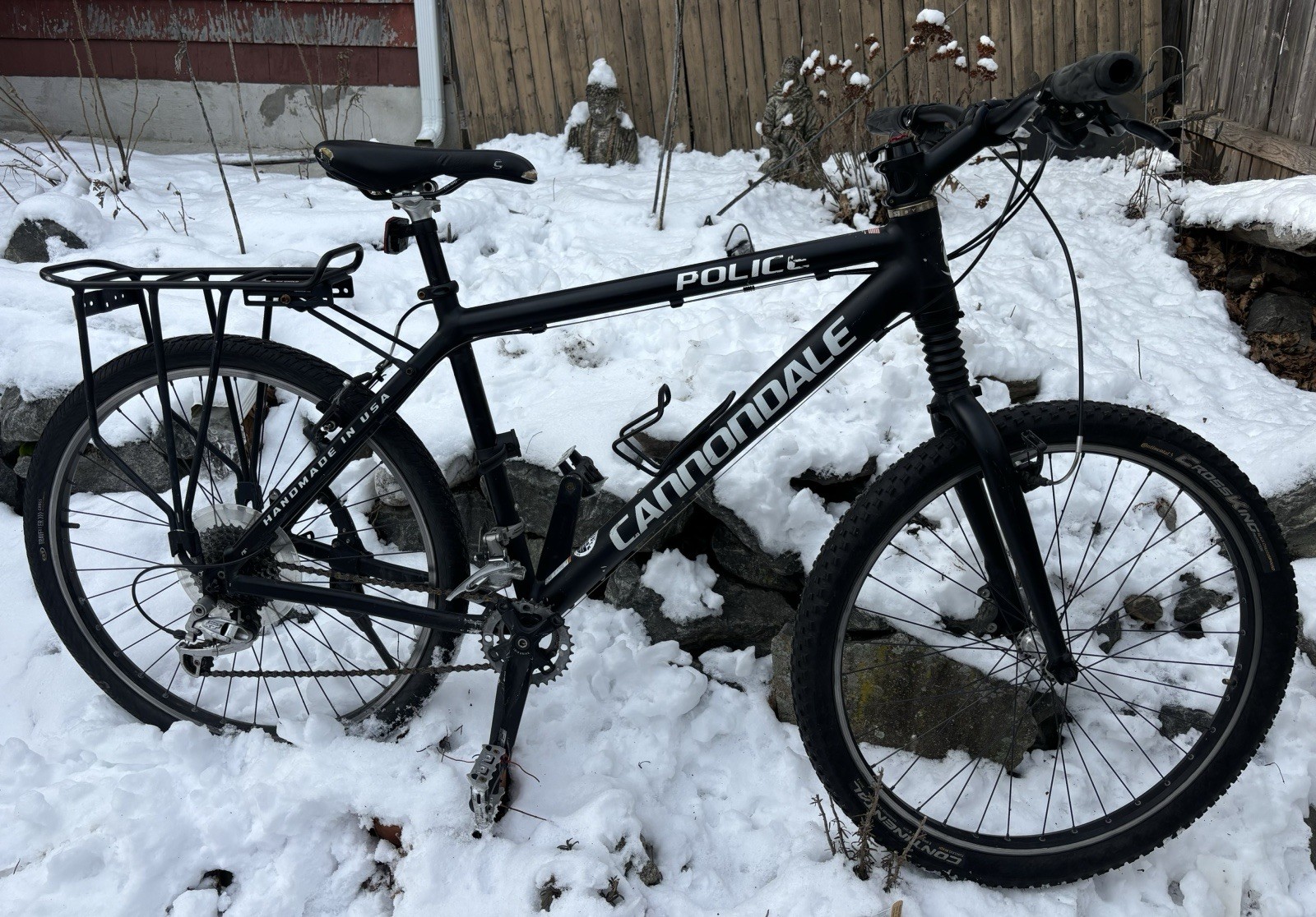 Vintage Cannondale Police issue MTB / Perfect Buildup, Needs Love   MADE IN USA