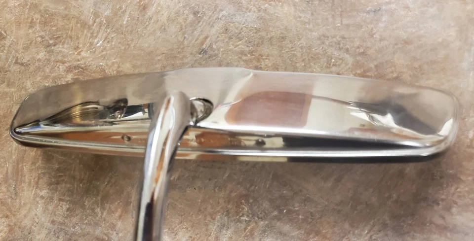 1957 - 1958 Cadillac Rear View Mirror & Chrome Bracket / Arm GM 4695162 - Image 4 of 4