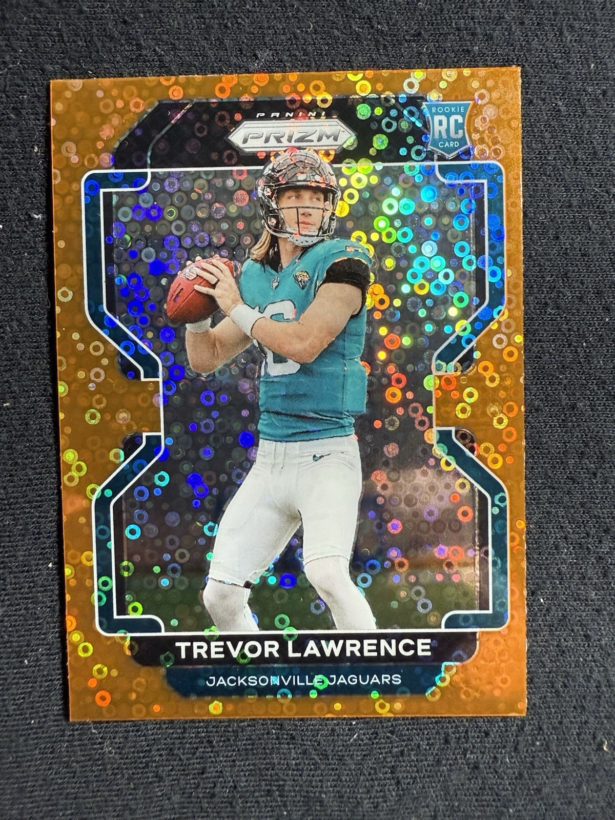 2021 Panini Prizm Orange Disco Trevor Lawrence Rookie RC #331
