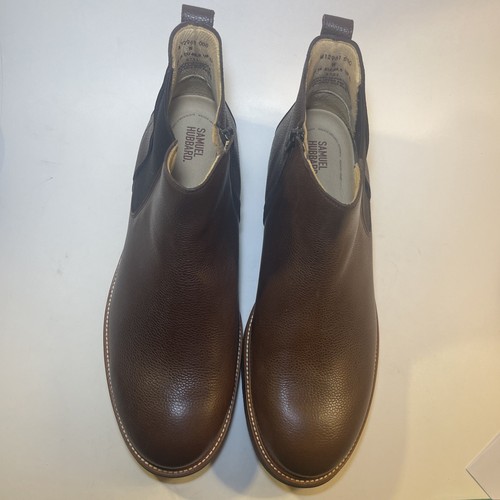 Samuel Hubbard Men’s 14 M 24 Seven 2.0 Brown Leather Chelsea Boots Vibram Sole - Picture 7 of 9