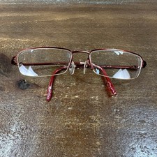 Vintage Christian Dior Red Framed Glasses Eyewear CD 3627 HJ3