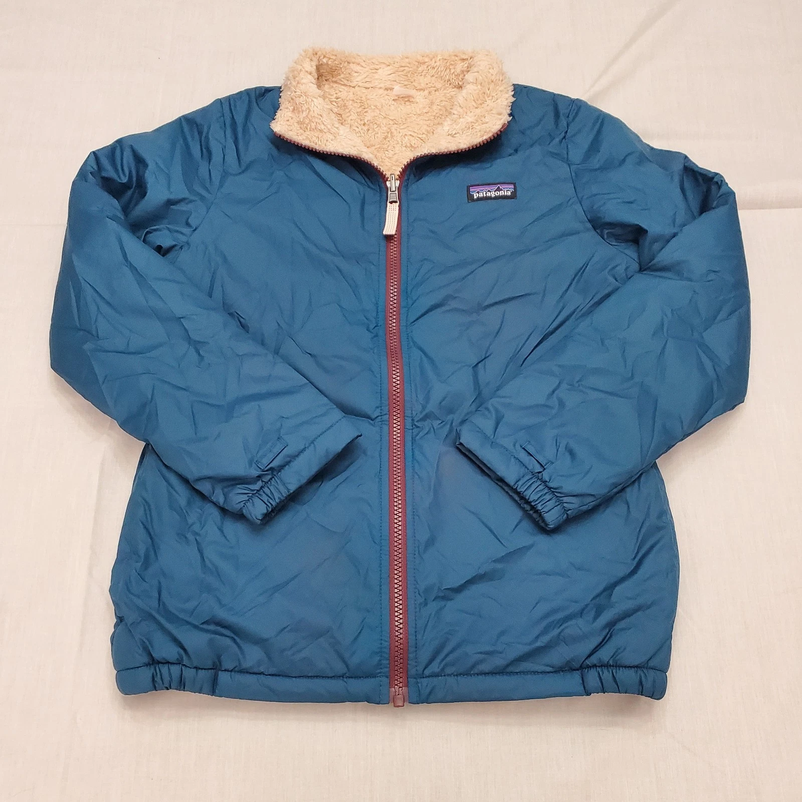 Patagonia Reversible Jacket Blue Youth Large (L 12)