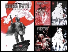 STAR WARS BOBA FETT BLACK WHITE & RED #1 VARIANTS/SET 1:25 1:100 PRESALE 9/17 NM