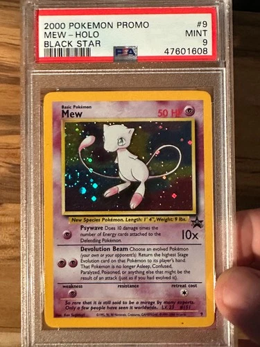 Pokemon Black Star Mew League Promo PSA 9 PSA # 47601608
