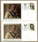Australia 2001 BERGEN Sir Donald Bradman Cricket Legend FDC Cover x2