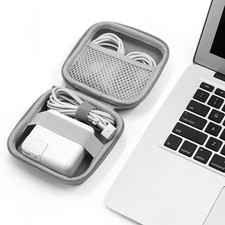 Portable Travel Earphone USB Data Charger Cable Storage Organizer Pouch Bag Case