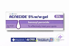Image of Acnecide 5% Gel 30g | Benzoyl Peroxide | Acne, Spots & Blemish Treatment