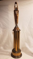 Rare Vintage 1947 Speed Boat Racing Champion Tommy Caldwell 1st Place Trophy 