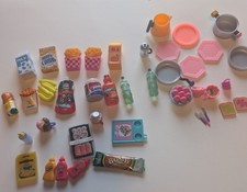 Lot Of Barbie Kitchen  Food Accessories 41 Piece
