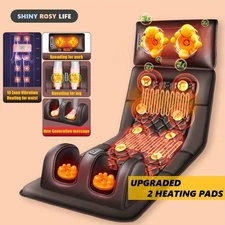 Full Body Massage Pad with Heat – Neck, Back, Waist, Legs & Foot Massager