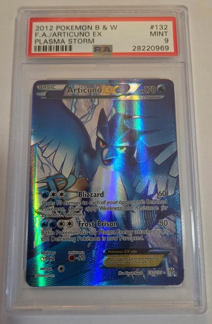 Articuno EX Plasma Storm Ultra Rare Full Art English 2013 132/135