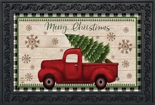 Briarwood Lane Merry Christmas Pickup Truck Doormat