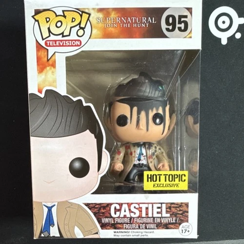 Funko Pop! Vinyl Supernatural Castiel Television Figure Hot Topic Exclusive #95