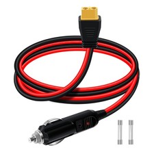 XT60 to Cigarette Plug 12V 24V Cigarette Lighter to XT60 Cable 14AWG 20A with...