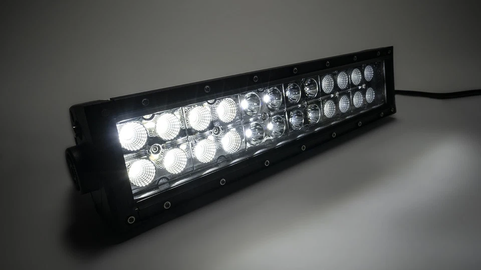 Southern Truck 77015 Straight Dual Row Cree 12" LED Amber / White Light Bar 72 W Foto 4 de 4