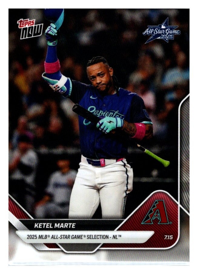 Ketel Marte Arizona Diamondbacks 2025 All-Star Game  MLB Topps NOW ASG-KM