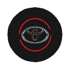 16 Inch For Toyota Waterproof Dust-proof Car Spare Tire Cover Black