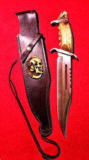 LARGE Custom Rambo III Bowie Knife With Sheath