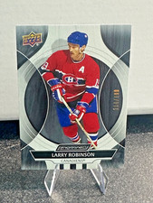 2025 upper deck engrained larry robinson mahogany /199 HOF Montreal Canadiens