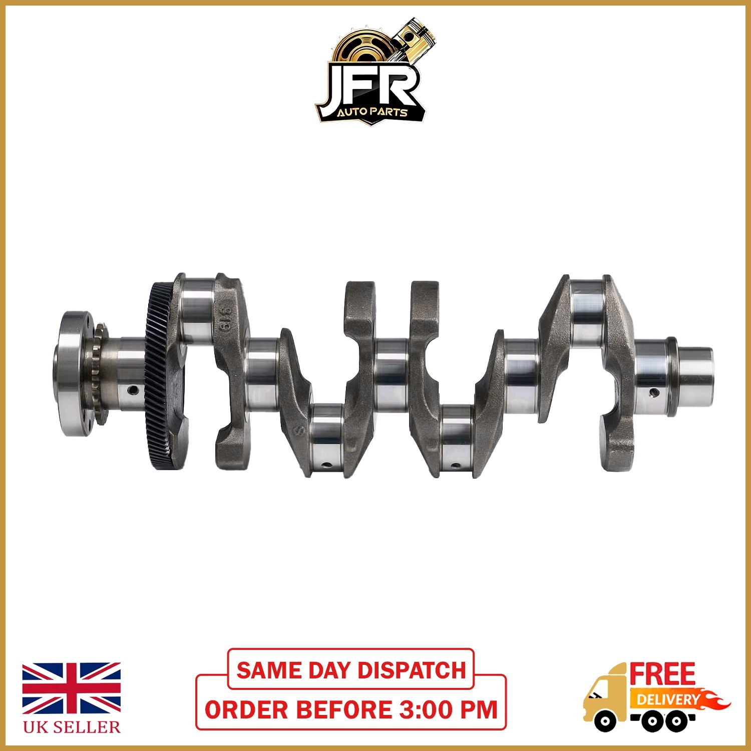 ALBERO MOTORE LAND ROVER JAGUAR 2.0 D INGENIUM 204DTA TWIN TURBO CON KIT RICOSTRUZIONE foto 2