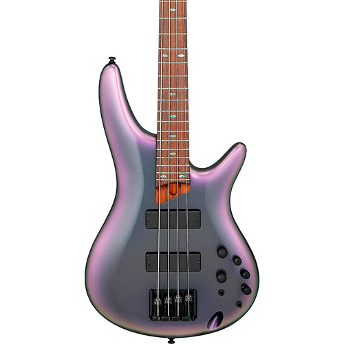 Ibanez # SR500EBAB 4 String Electric Bass Guitar in a Black Aurora Burst finish