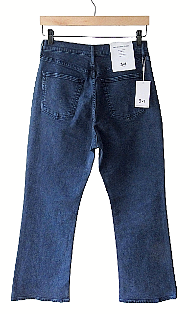 EMPIRE CROP FLARE DENIM 28