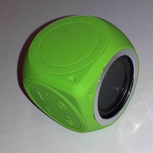 Speaker Mini CUBE PRM14 Waterproof 3W Bluetooth Mod. DT-B660 Verde NUOVO - Foto 5 di 6