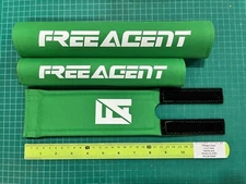 Free agent  3 Piece (green) Bmx pad Padset