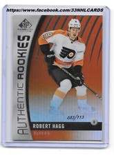 2017-18 UPPER DECK SP GAME USED ROBERT HAGG AUTHENTIC ROOKIES 83/113