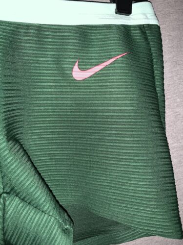 Nike Pro Elite Track & Field Running Shorts Woman Medium Green Pink DX9022-000 - Picture 2 of 5