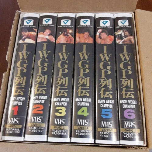 IWGP Retsuden Nuevo Japón Lucha Profesional Juego Completo de 6 Volumen con Caja Artículo Usado Foto 2 de 4