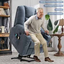 Power Lift Recliner Chair with Massage and Heat Electric Lift Chair for Elderly