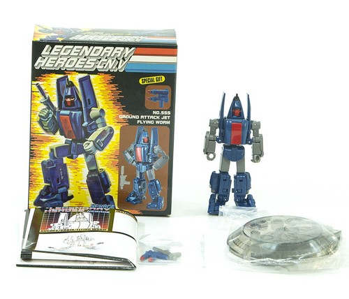 Newage NA H55S Powerglide Ground Attack Jet G1 Flying Worm Action Figure Toys - Picture 6 of 18
