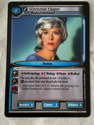Star Trek CCG 2E These are the Voyages CHRISTINE CHAPEL MEDICAL ASSISTANT Card