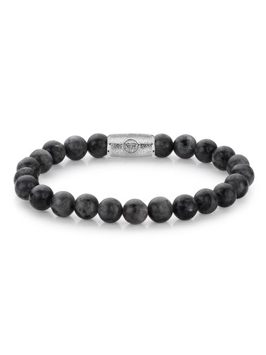 Rebel & Rose Armband Grey Seduction RR-80026-S-L Herren - Bild 2 von 3
