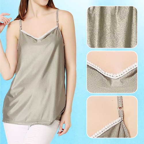 1x Pregnant Anti-Radiation Silver Fiber Vest Women Sling Clothes Maternity Apron - Picture 7 of 14
