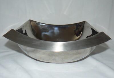 Yamazaki Signature Collection Bowl 18/10 Stainless Steel Figural Square Shape