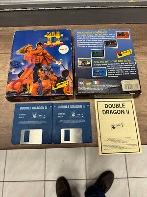 jeu atari ST disquette DOUBLE DRAGON II 1989