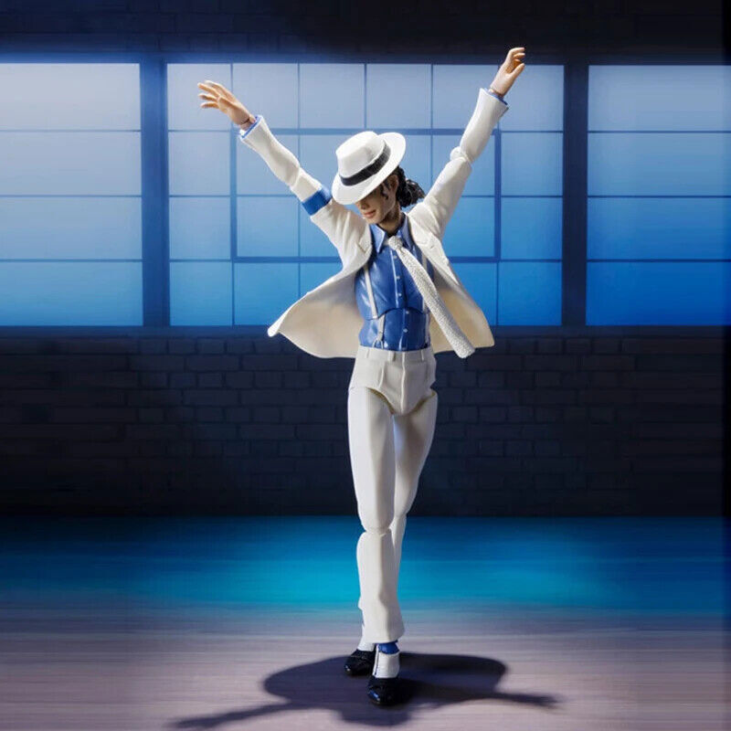 SHF Michael Jackson MJ Smooth Criminal Moonwalk Action Figure Toys