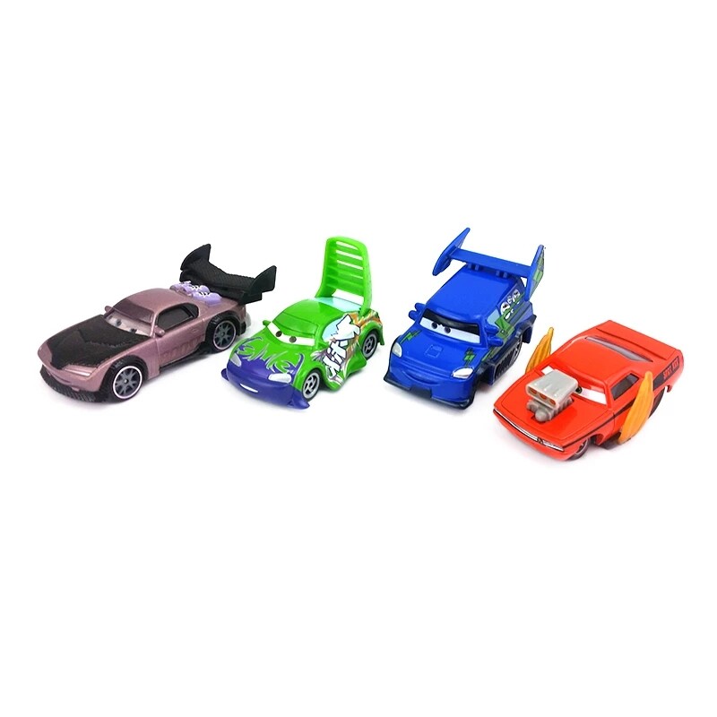 4 Pcs Cars Movie The Delinquent Road Hazards Boost DJ Wingo Snot