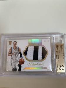 2014 Panini Flawless Zach LaVine Rookie PATCH GOLD BGS 9.5 ...
