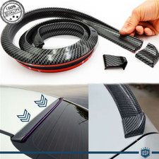 SPOILER Posteriore Compatibile con Smart Lama Tetto CARBONIO Adesivo Flessibile