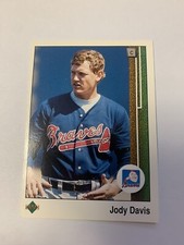 1989 Upper Deck Jody Davis Atlanta Braves