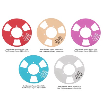 DIY Reel To Reel Cassette Retro Blank Metal Reel Cassette Tape With 4 Reels New